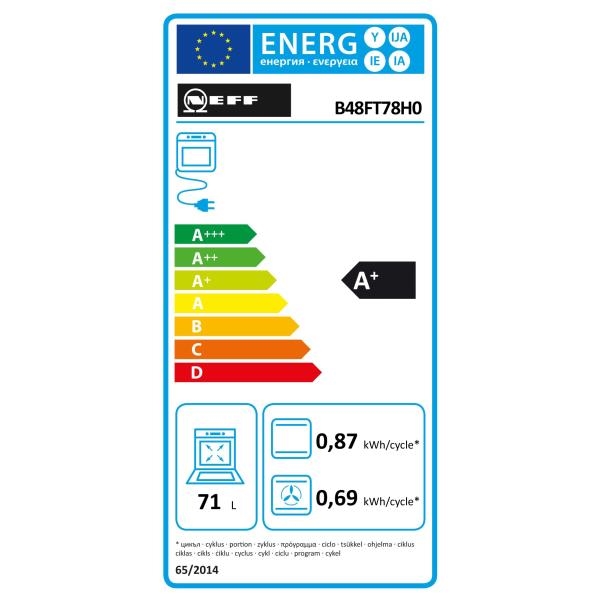 NEFF Four vapeur B48FT78H0 Four encastrable